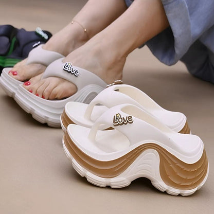 Women's Platform Thong Sandals