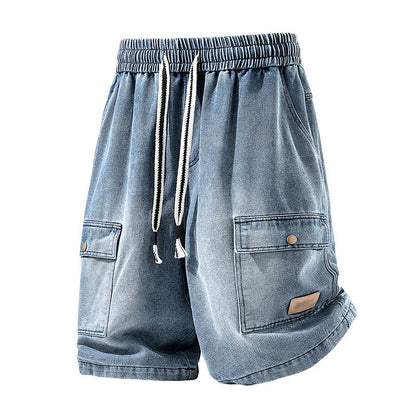 Men‘s High Street Loose Denim Shorts