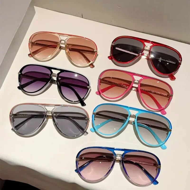 🔥 Women's Retro Double-Bridge Sunglasses