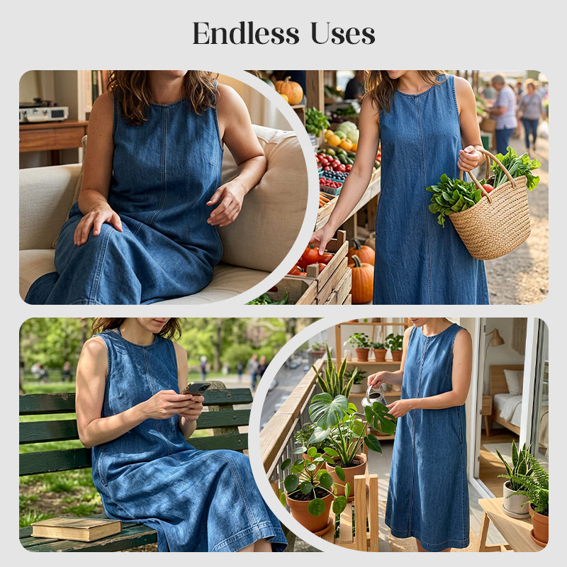 Women's Summer Casual Denim Dress