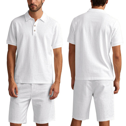 💥 Men's Casual Top & Shorts 2-Piece Set