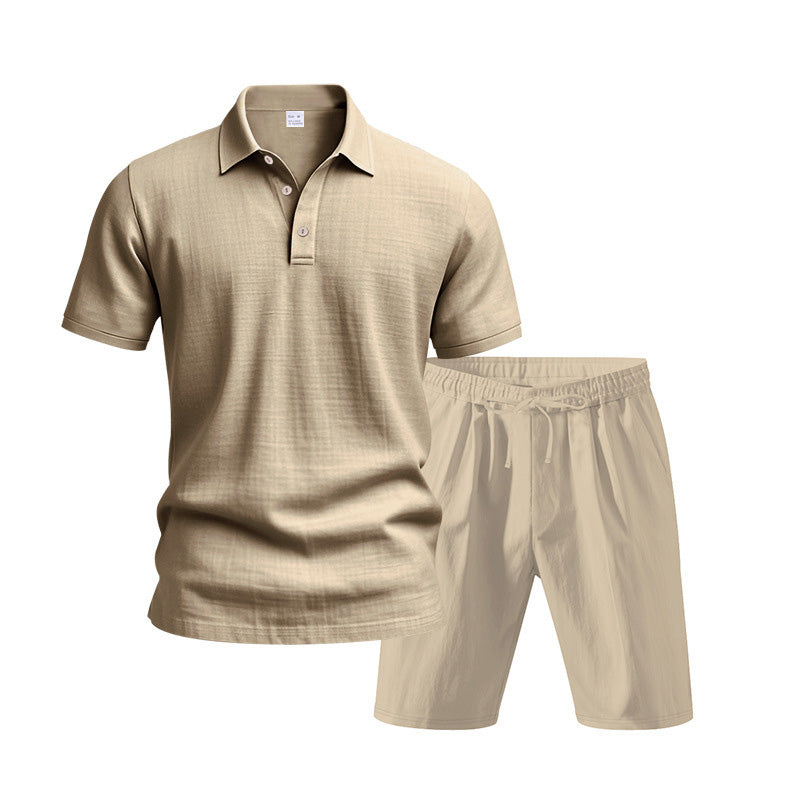 💥 Men's Casual Top & Shorts 2-Piece Set
