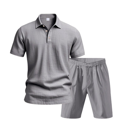 💥 Men's Casual Top & Shorts 2-Piece Set