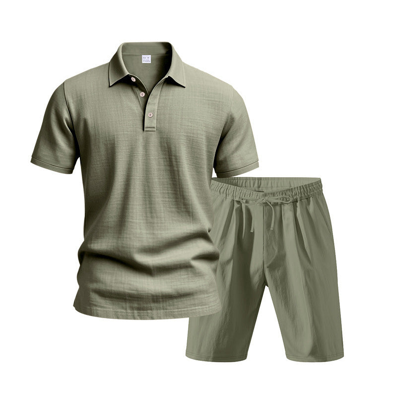 💥 Men's Casual Top & Shorts 2-Piece Set