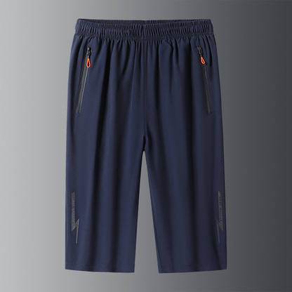 Men's Lightweight Quick Dry Athletic Cropped Pants