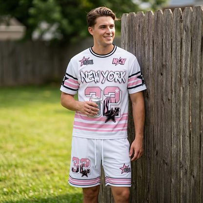 Men's Short Sleeve 2-Piece Set