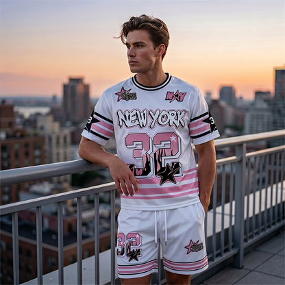 Men's Short Sleeve 2-Piece Set