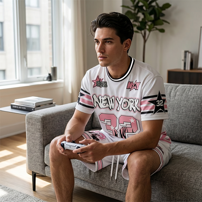 Men's Short Sleeve 2-Piece Set