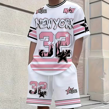 Men's Short Sleeve 2-Piece Set