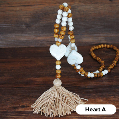 Retro Boho Beach Vacation Style Women's Long Necklace