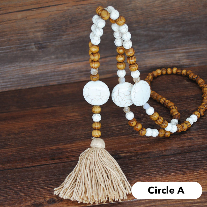 Retro Boho Beach Vacation Style Women's Long Necklace