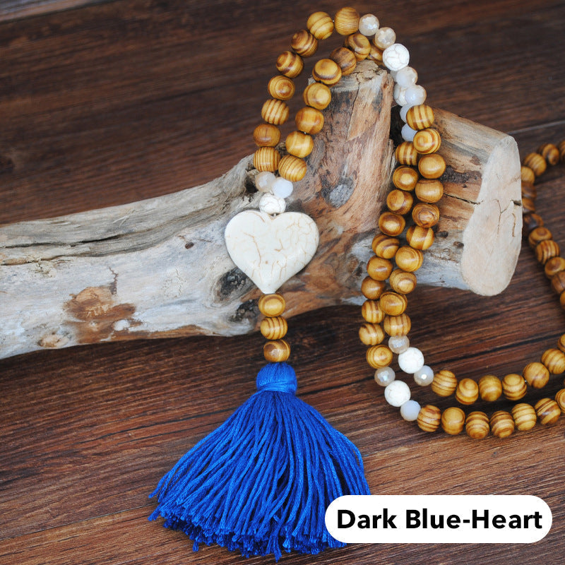 Retro Boho Beach Vacation Style Women's Long Necklace
