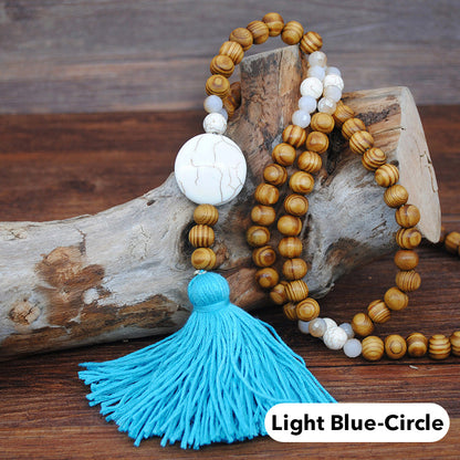 Retro Boho Beach Vacation Style Women's Long Necklace