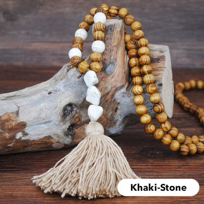 Retro Boho Beach Vacation Style Women's Long Necklace