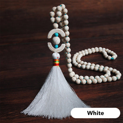 Retro Boho Beach Vacation Style Women's Long Necklace