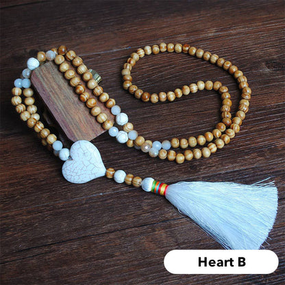 Retro Boho Beach Vacation Style Women's Long Necklace
