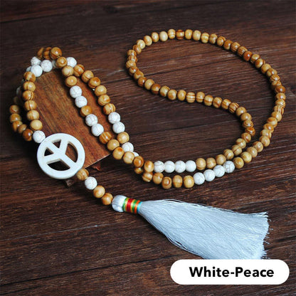 Retro Boho Beach Vacation Style Women's Long Necklace