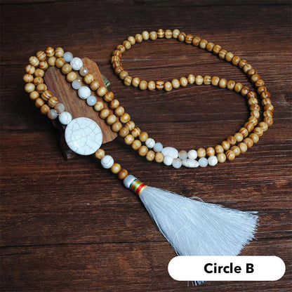 Retro Boho Beach Vacation Style Women's Long Necklace