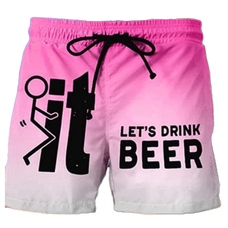 Men's 3D Graphic Printed Casual Shorts