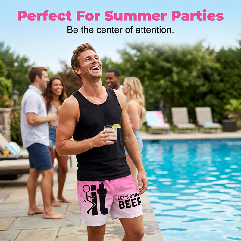 Men's 3D Graphic Printed Casual Shorts