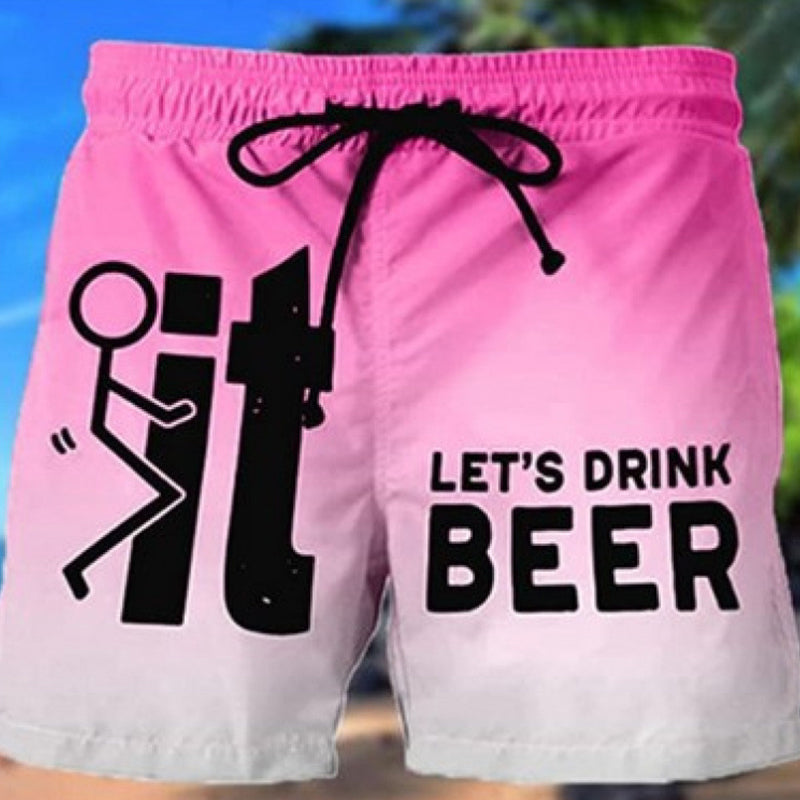 Men's 3D Graphic Printed Casual Shorts