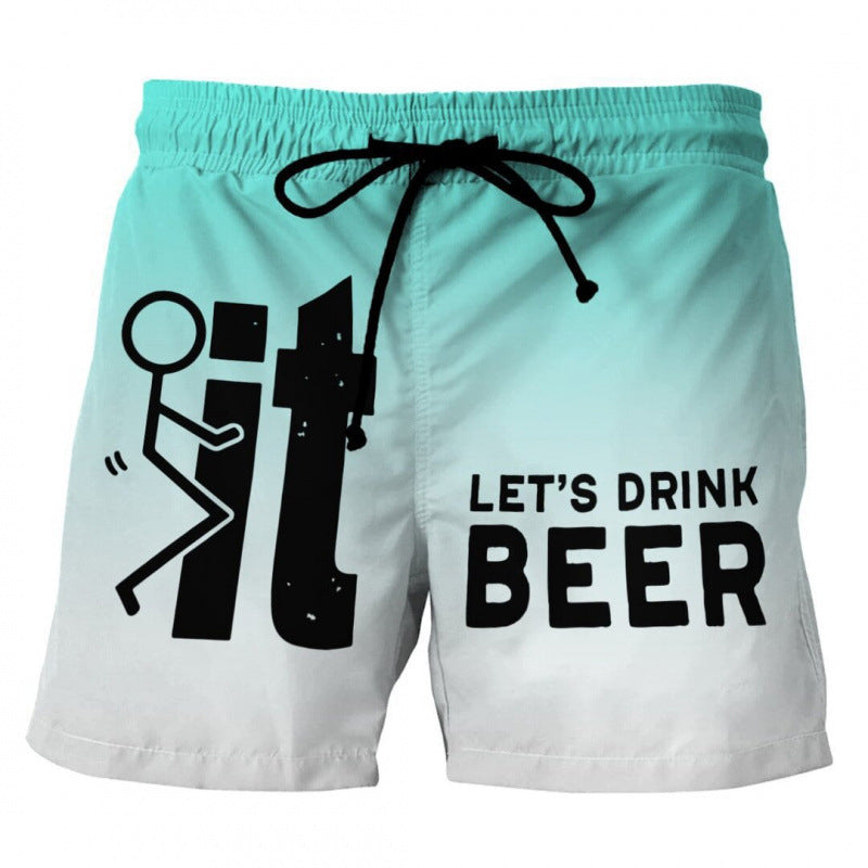 Men's 3D Graphic Printed Casual Shorts