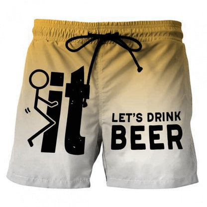 Men's 3D Graphic Printed Casual Shorts