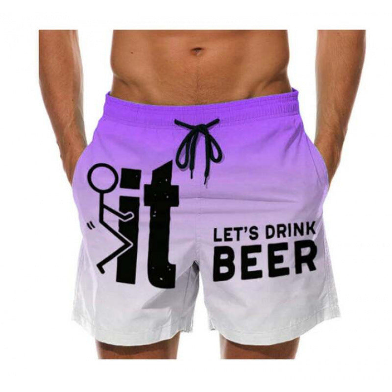 Men's 3D Graphic Printed Casual Shorts