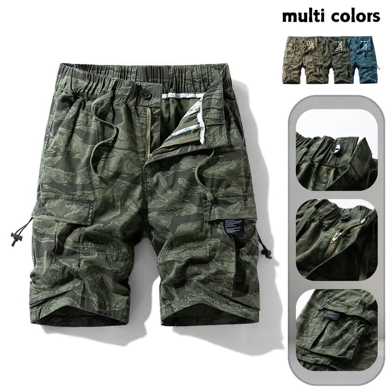 Trendy Camouflage Cargo Shorts