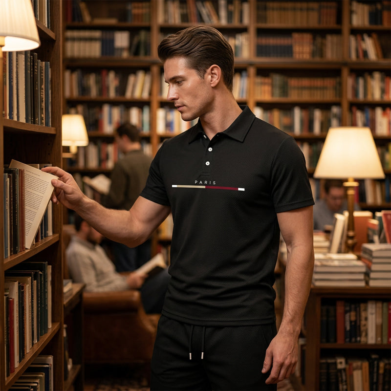👕 LIMITED-TIME 50% OFF! ✨ Men's Summer Breathable Shirt & Shorts Set