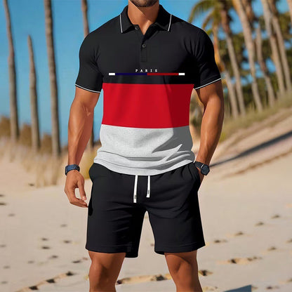 👕 LIMITED-TIME 50% OFF! ✨ Men's Summer Breathable Shirt & Shorts Set