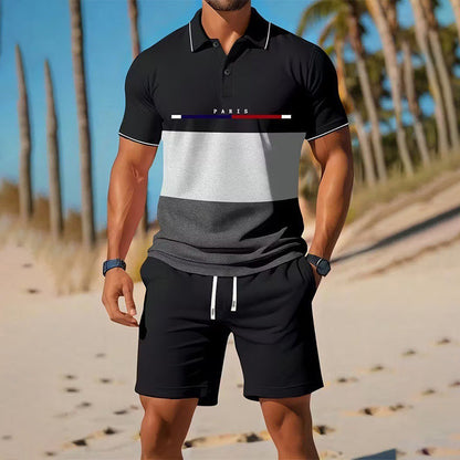 👕 LIMITED-TIME 50% OFF! ✨ Men's Summer Breathable Shirt & Shorts Set
