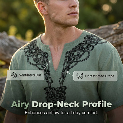 Men's Vintage Short-Sleeve Shirt