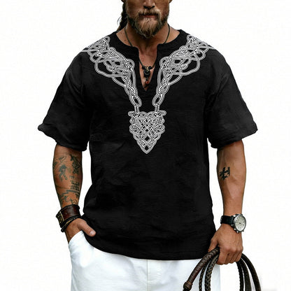 Men's Vintage Short-Sleeve Shirt