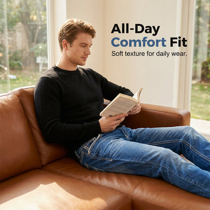 High-Stretch Double-Stitched Men's Jeans