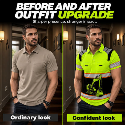 🎉 LIMITED TIME 50% OFF! 🚜 Excavator Graphic Tee – Rugged Design & Breathable Comfort for Worksite or Weekend ☀️