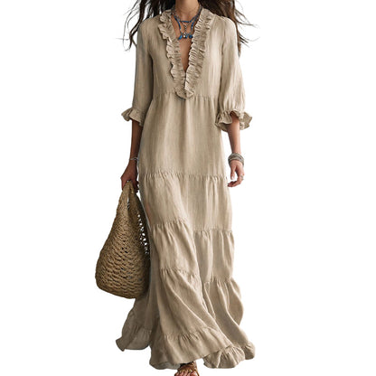 🎀 Viral Square Neck Swing Dress – Tummy-Hiding Magic ✨