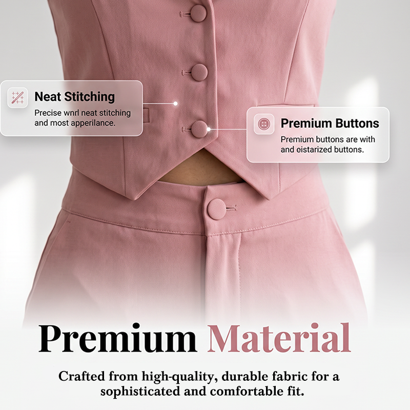 🌸 Women's Chic Sleeveless Top & Trousers Set | Relaxed Fit, Soft Fabric & Effortlessly Elegant for Any Occasion