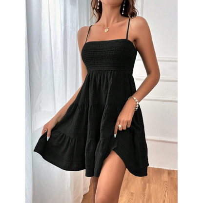 💙50% OFF👗Sleeveless Smocked Mini Dress