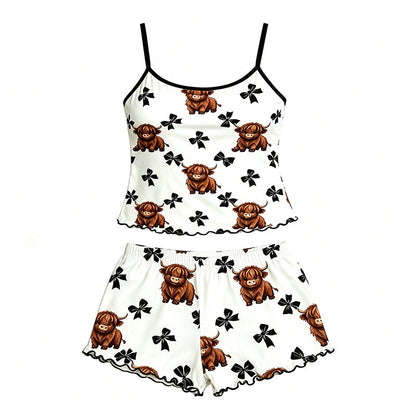 🔥Summer Sleepless Spaghetti Strap Cami Sleepwear Set