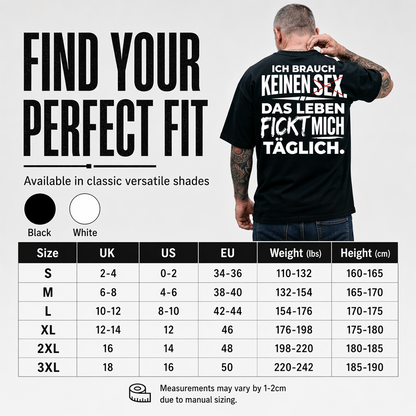 🧥 Men's Funny German Slogan T-Shirt — Sarcastic Quote Tee with Witty Text Design