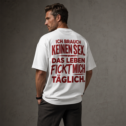 🧥 Men's Funny German Slogan T-Shirt — Sarcastic Quote Tee with Witty Text Design