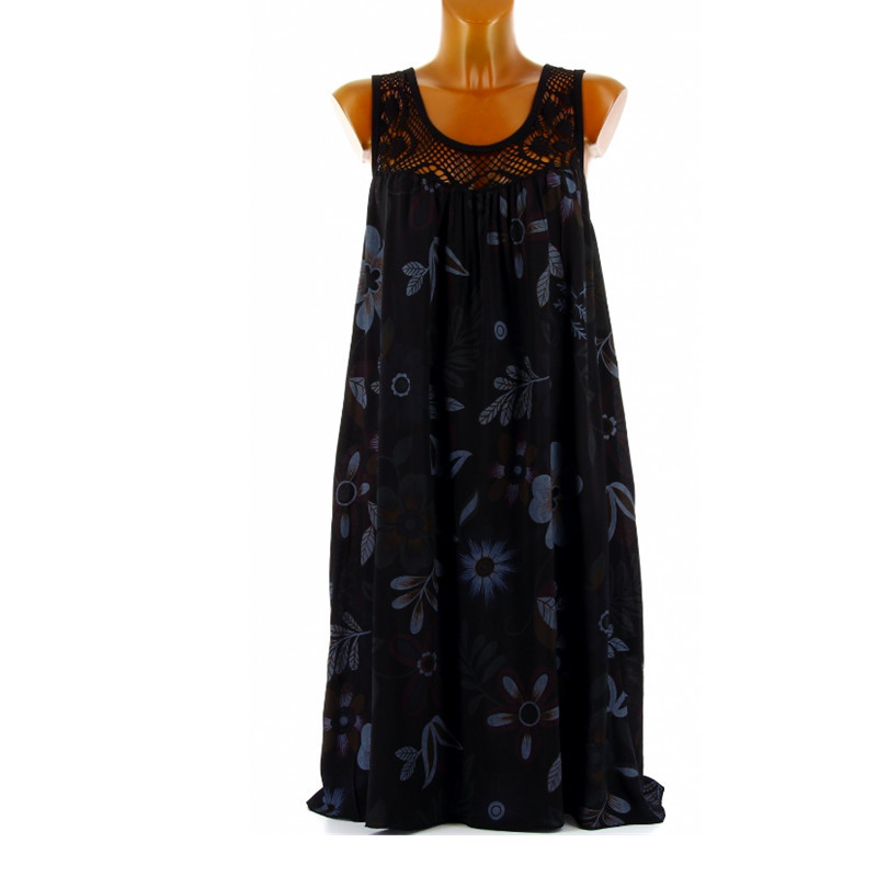 Women's Floral Flowy Tank Dress – 4-Way Stretch & Breezy Fit