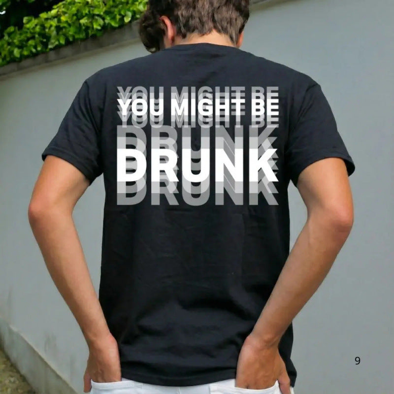 📢📢50% OFF !!⏰Men's Short Sleeve Crew Neck Graphic Shirt