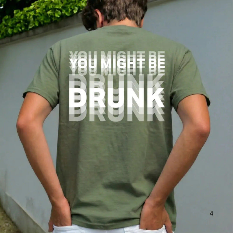 📢📢50% OFF !!⏰Men's Short Sleeve Crew Neck Graphic Shirt