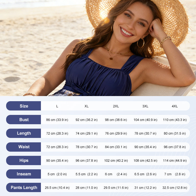 🏖️ 2026 Sale — Over 28,500 Sold! ✨ Skirted Tankini – Hide the Pooch, Flaunt the View 💙