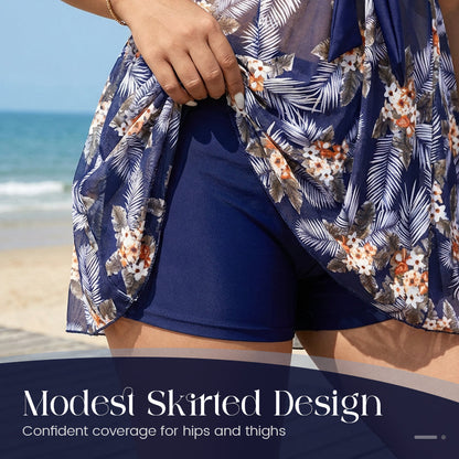 🏖️ 2026 Sale — Over 28,500 Sold! ✨ Skirted Tankini – Hide the Pooch, Flaunt the View 💙