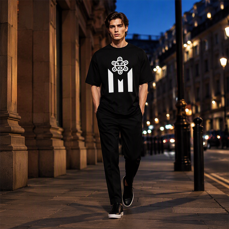 Men's Breathable Printed Short Sleeve T-Shirt