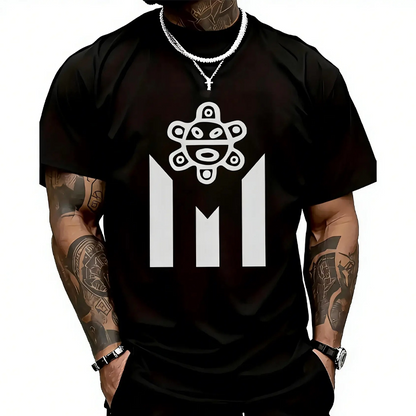 Men's Breathable Printed Short Sleeve T-Shirt