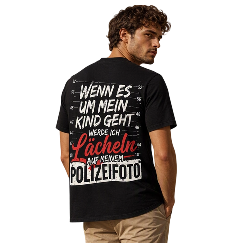 Men's Breathable Printed Short Sleeve T-Shirt